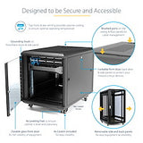 StarTech.com 15U Enterprise-Grade Server Rack Cabinet, 19in Enclosed 4