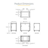 StarTech.com 15U Enterprise-Grade Server Rack Cabinet, 19in Enclosed 4