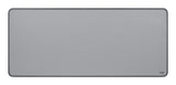 Logitech Studio Series Desk Mat, 700x300mm, Mid Grey