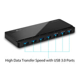 Hub USB 3.0 à 7 ports Alimentation 2,5 A