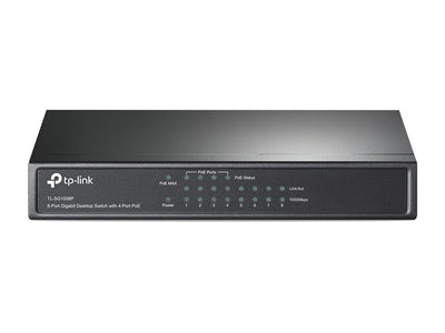TP-Link Commutateur PoE 8 ports Gigabit de bureau avec 4 ports