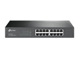 TL-SG1016D 16PORT 10/100/1000M RJ45 DT/RM Switch Metal Case
