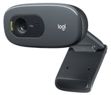 Logitech C270 HD Webcam - 720p with Auto-Adjusting Light