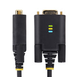 StarTech.com 6.6ft (2m) USB to Null Modem Serial Adapter Cable, COM Re