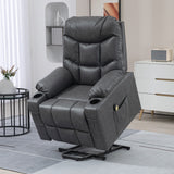 Lift Chair for Elderly, PU Leather Electric Recliner Chair with Quick Assembly
