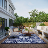 Portable Outdoor Rug with Carry Bag, 9' x 18' Reversible Mat