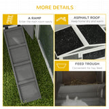 Wooden Rabbit Hutch Guinea Pig House with Removable Tray