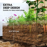 Lit de jardin surélevé 6' x 3' x 2'