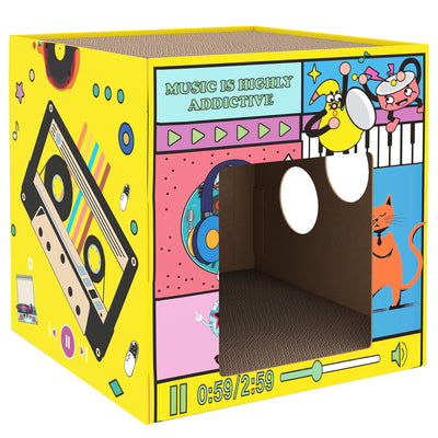 2 in 1 Cardboard Cat House