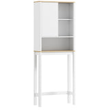Over The Toilet Storage Cabinet, Bathroom Space Saver Cabinet with Adjustable Shelf