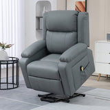 Chaise lève-personne pour aînés, fauteuil inclinable électrique rembourré en similicuir PU avec télécommande