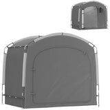 Bike Storage Shed Tent, Portable and Waterproof with 210D Oxford Fabric and Carry Bag for 3-4 Bicycles