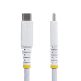 StarTech.com 5-Pack 3ft (91cm) White USB-C Charging Cable, 60W (3A) PD