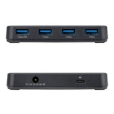 StarTech.com 4-Port USB-A Hub, 5Gbps, Self-Powered, 2-in-1 USB-C and U