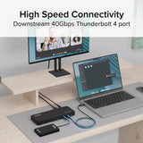 Plugable Technologies TBT4-UD5 Station d'accueil Thunderbolt 4 avec double HDMI 4K
