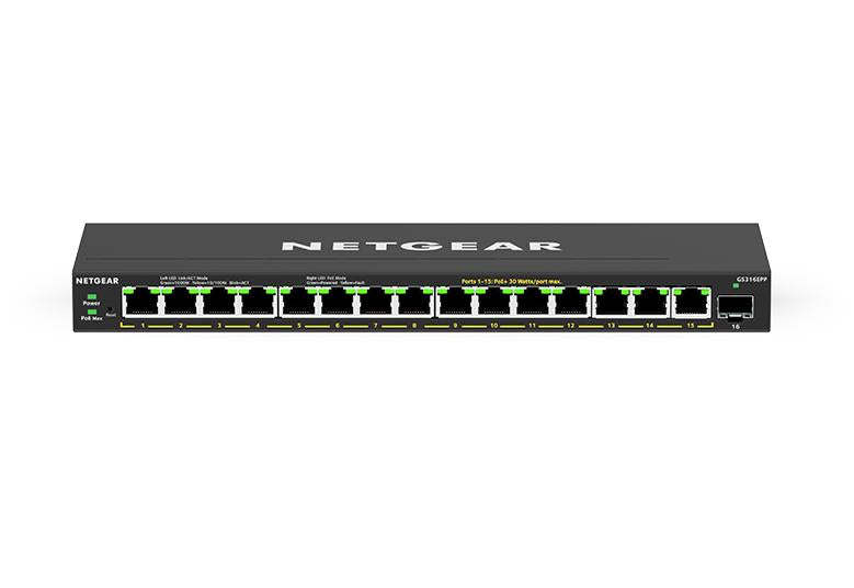 16-Port High Power POE Plus