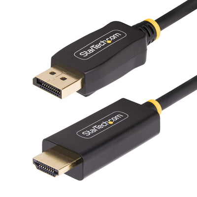 StarTech.com 15ft DisplayPort to HDMI Adapter Cable, 4K 60Hz with HDR,