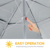 7.5FT 2-in-1 Umbrella Shelter with Carry Bag