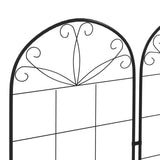 2 Pcs Garden Trellis for Climbing Plants, Outdoor Metal Trellis Plant Support Trellises for Patio