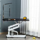 Pet Grooming Table, Height Adjustable Dog Grooming Table with Arm