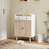 Meuble à chaussures pour entrée, armoire moderne à chaussures avec étagères réglables et tiroir pour 12 paires