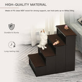 Dog Steps Pet Stairs for Bed Cat Ladder for Couch with Non-Slip Carpet, 15.7