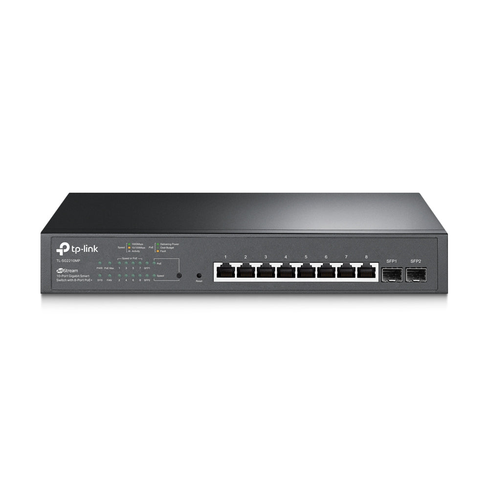 Commutateur intelligent TP-Link JetStream Gigabit 10 ports avec PoE+ 8 ports