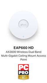 TP-Link Omada AX3600 Wi-Fi 6 Point d'accès au plafond