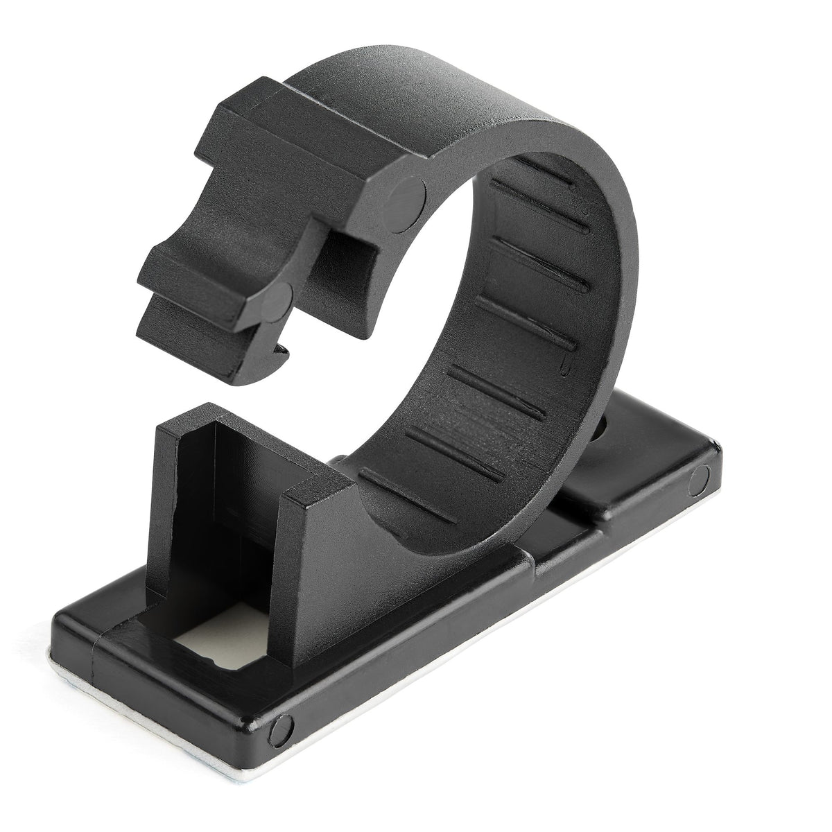 StarTech.com 100 Adhesive Cable Management Clips Black - Network/Ether