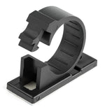StarTech.com 100 Adhesive Cable Management Clips Black - Network/Ether
