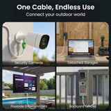 GEARit Cat6 Ethernet Cable 50ft, Direct Burial Outdoor Cat 6 Cable 24A