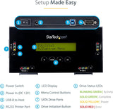 StarTech.com 4 Bay SSD/HDD Hard Drive Eraser - 2.5