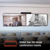 Poly - Studio X70 Video Bar for Large Conference Rooms Poly (Plantroni