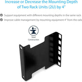 StarTech.com Server Rack Depth Extender - 2U - 4in / 10 cm - TAA Compl