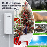 Wireless Bridge with 2 Bracket Mounts, 3KM 5.8G Point to Point Outdoor