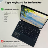 Microsoft Surface Pro Clavier Noir Bilingue