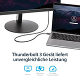 Câble Thunderbolt 3 StarTech.com - 0,9 m/1 m - 4K 60 Hz - 20 Gbps - USB-C