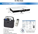 Epson PowerLite 1795F 3LCD 1080p full HD wireless mobile projector wit