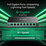 TP-Link Omada 8-Port Gigabit Easy Managed Switch (ES208G), 16Gbps Swit