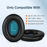 Replacement Ear Pads Earpads for Bose QuietComfort QC 2 15 25 35 Ear C