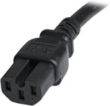 StarTech.com 3ft (1m) Heavy Duty Extension Cord, IEC 320 C14 To IEC 32