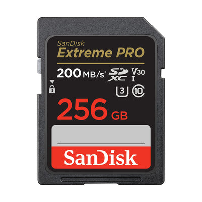 Western Digital SDSDXGN-256G-GNCIN, Extreme GO, SDXC UHS-I, 230/150MB/S, C10, U3, V30, RPD1, W/JC, 4X6 Blister, Global