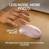 Logitech M240 Silent Bluetooth Mouse, Wireless, Compact, Portable, Smo