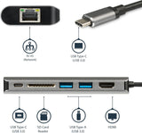 StarTech.com USB C Multiport Adapter, Portable USB-C Dock to 4K HDMI