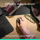 Logitech Mobi Fold Foldable Wireless Mouse with Touch Scroll - Graphit
