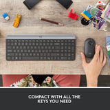 Logitech MK470 Slim Wireless Keyboard and Mouse Combo - Modern Compact