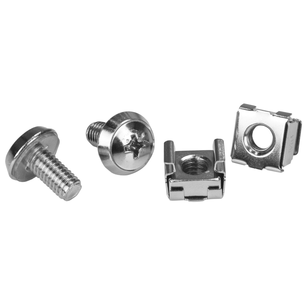 Startech.Com 100 Pkg M6 Mounting Screws and Cage Nuts for Server Rack