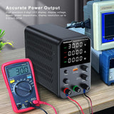 Alimentation CC, alimentation de paillasse 30V 10A avec réglage par encodeur, 5