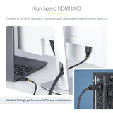 StarTech 35FT (10.6M) Active HIGH Speed HDMI Cable, 4K 60HZ/1440P 144HZ, HDR10/HDCP 2.2/ARC, 18GBPS, UHD HDMI 2.0 Cord for TV/Monitor, TPE Jacket