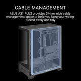 ASUS A31 Plus Black ATX case (Hidden-Connector motherboards, 360mm rad